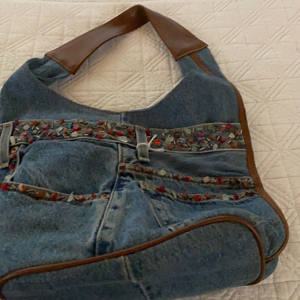 Denim Designed shoulder bag